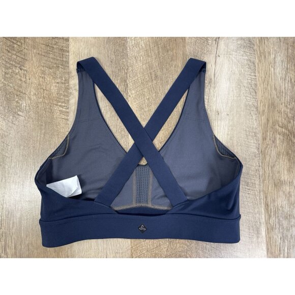 Prana Black/Blue Sports Bra - Picture 4 of 9